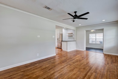 Living room with plenty of natural light and open