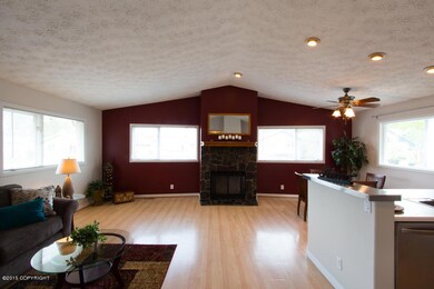 Upstairs living area