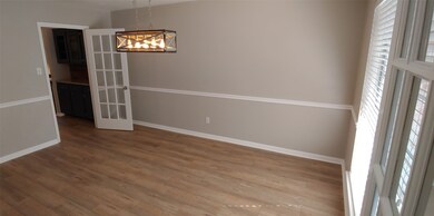 The formal dining room which leads to the breakfas