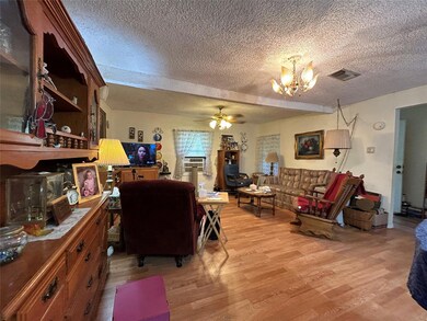Office area featuring hardwood / wood-style floori
