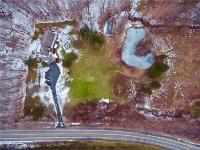 Aerial view of lot