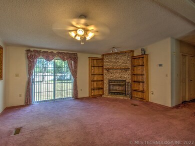 The large living area provides a stunning view of