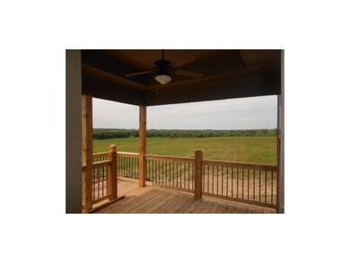 Covered cedar deck with fan-light combo