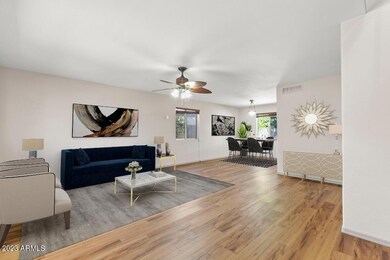 Another view living rm virtually staged