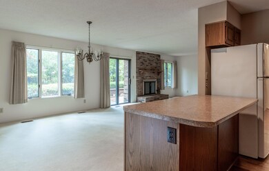 View to DR and LR from Kitchen