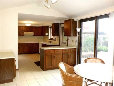 Kitchen. Large eat-in-kitchen with first floor lau
