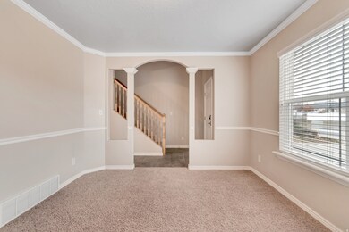 Family room/office off the entry way.