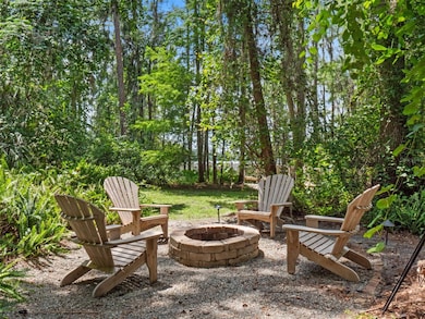 Fire Pit over looking the lake.