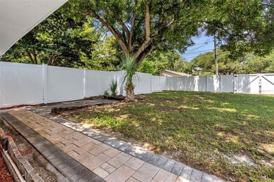 Vinyl Fenced in Yard