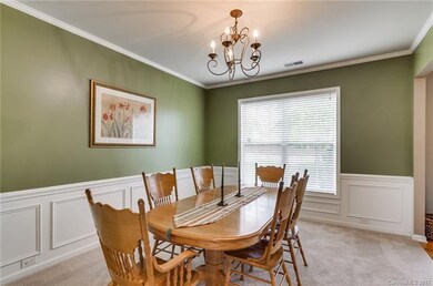 Formal dining area with room for the whole family.