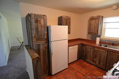 Pantry, New Refrigerator & Unique Wood Floors