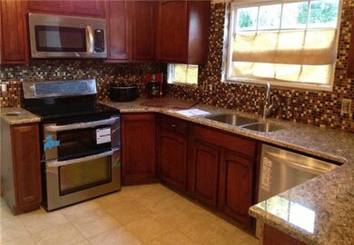kitchen was recently remodeled