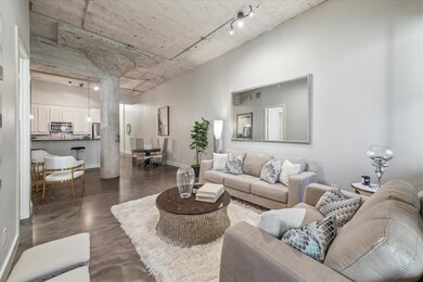 The open concept living area allows for maximum fl