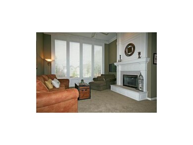 Dramatic great room. See-through fireplace to hear