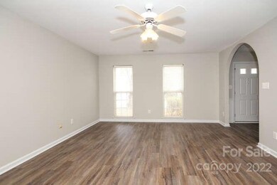 Living room looking towards front of house 