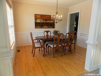 Dining Room. Formal dining room with special trim 