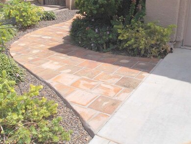 STONE PAVED SIDEWALK