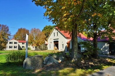 View of Colonial Farmhouse and Barn...