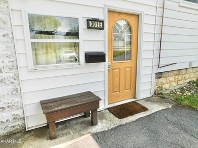 Front door into spacious bonus room