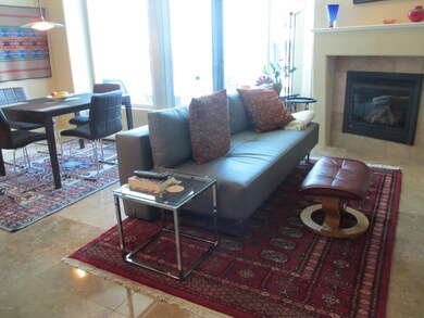 Living Area with Fireplace