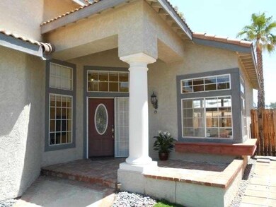 Brick entry with front porch