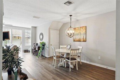 open dining area