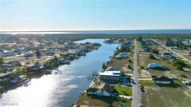 Aerial view of 260 foot wide direct gulf access ca