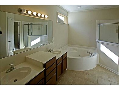 Check out your private spa with double vanities an