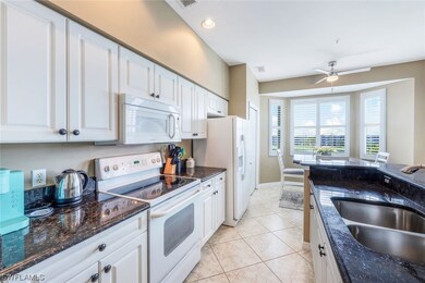 The open plan Kitchen with granite countertops
