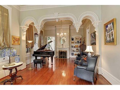 Living Room. Spectacular  Double Parlors