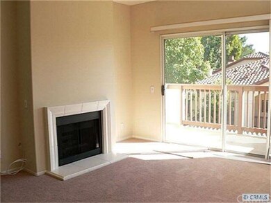 Fireplace with gas logs and cables running to hang