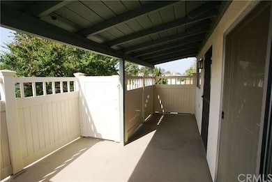 Balcony sitting area just outside the living room