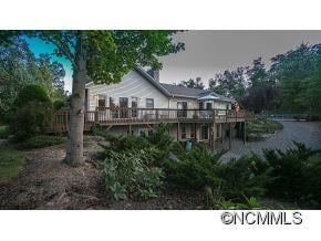 Rear of home