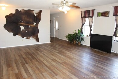 Living room looking towards entry way.