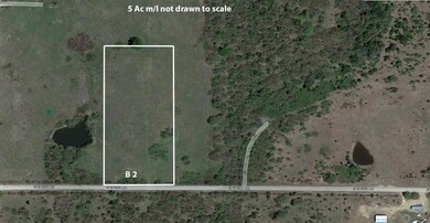 Aerial map of property and surrounding area featur