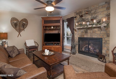 Living Room & Fireplace