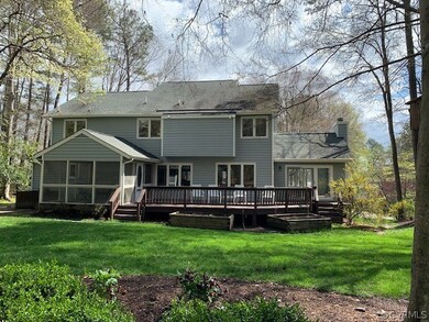 The oversized deck and screened porch are wonderfu