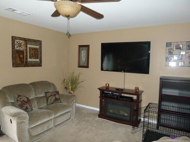 Den is Open To Kitchen