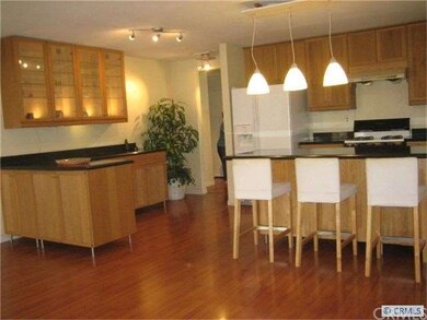 family room and kitchen