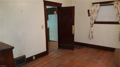 Dining room showing kitchen 