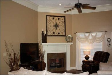 Ornate trim... great mantle