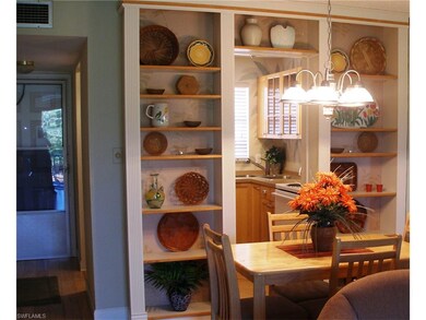 The custom shelving not only creates additional st