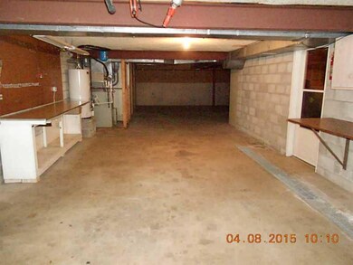 View. Integral 3 car tandem garage great for extra