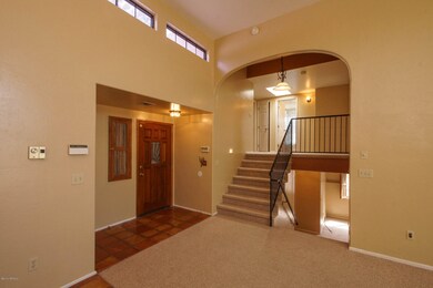 entry way and living areas