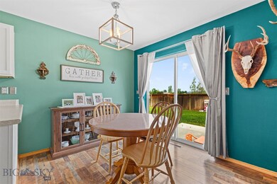 Dining area with patio access