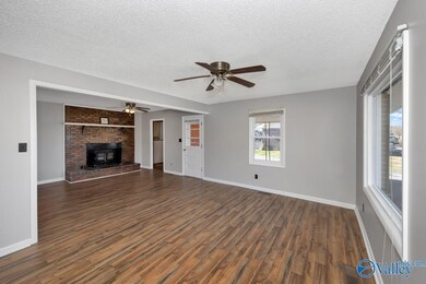 Laminate flooring, fresh paint, ceiling fan, Fireplace, ceiling fan