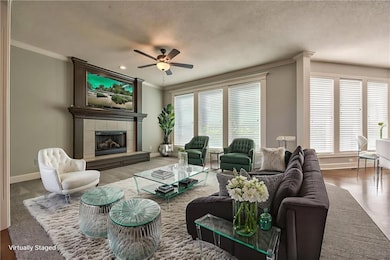 Living Room Virtually Staged