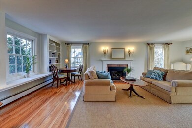Cozy gas fireplace