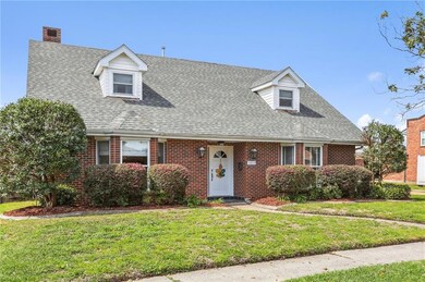 Another front view on a corner lot.