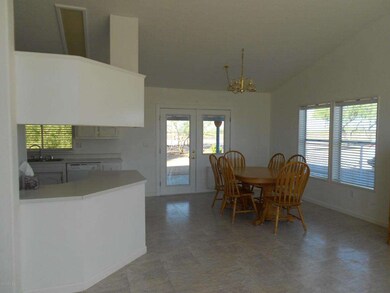 DINING AREA AND FRENCH DOORS